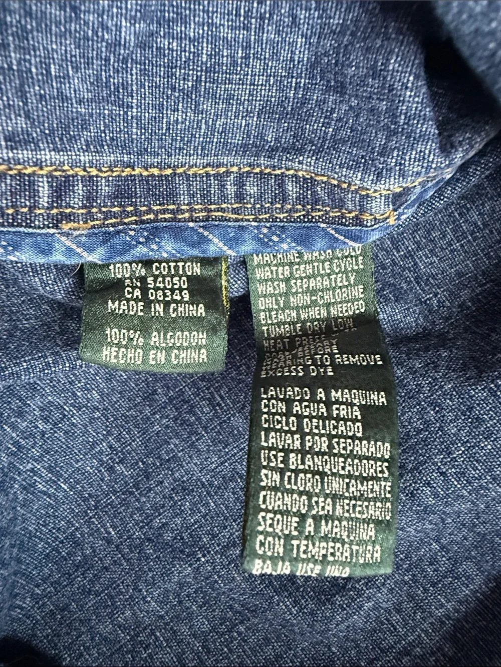 Vintage 90s Ralph Lauren Jeans Co Denim Barn Chore Jacket - Picture 9 of 9